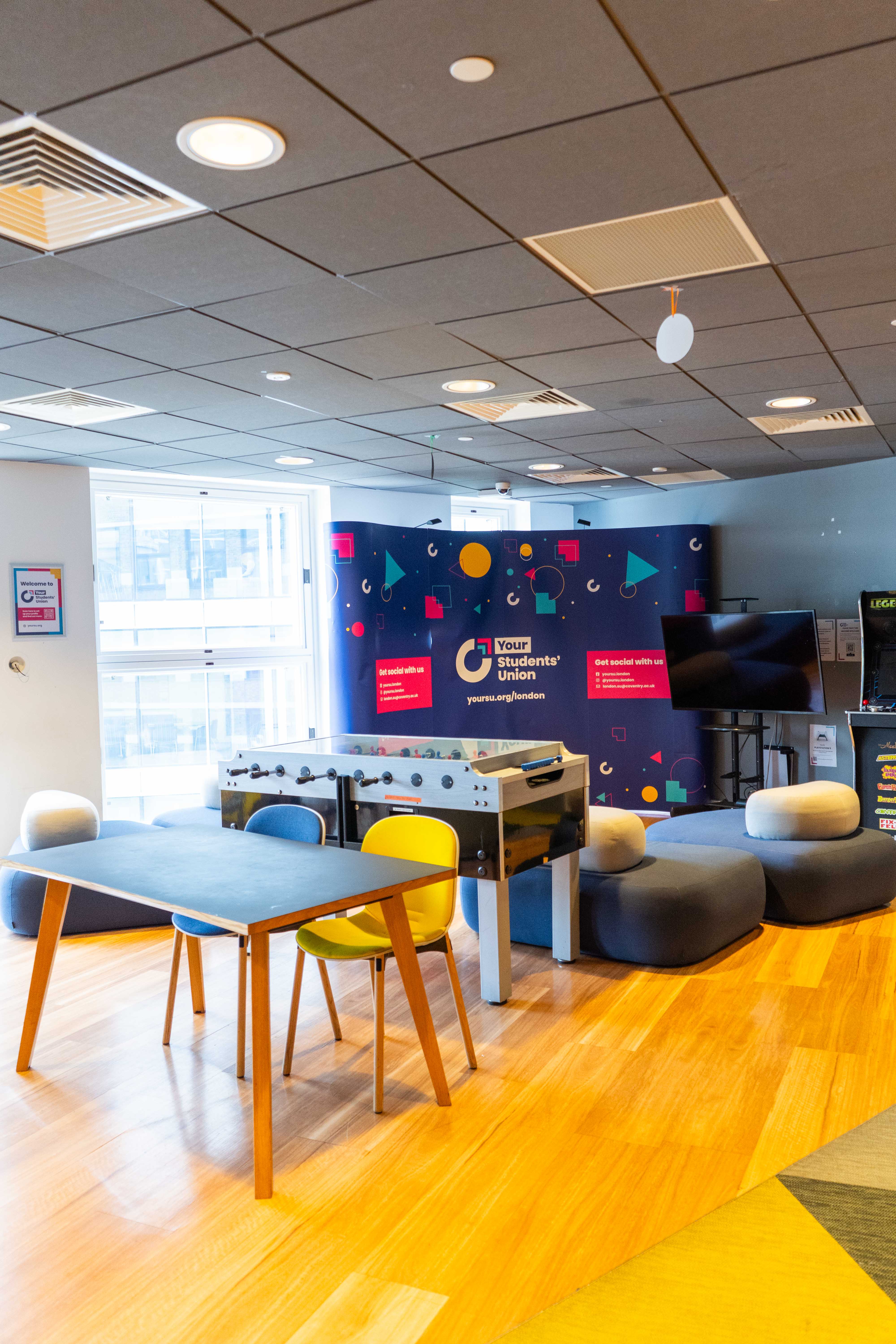 Inside Coventry University London.