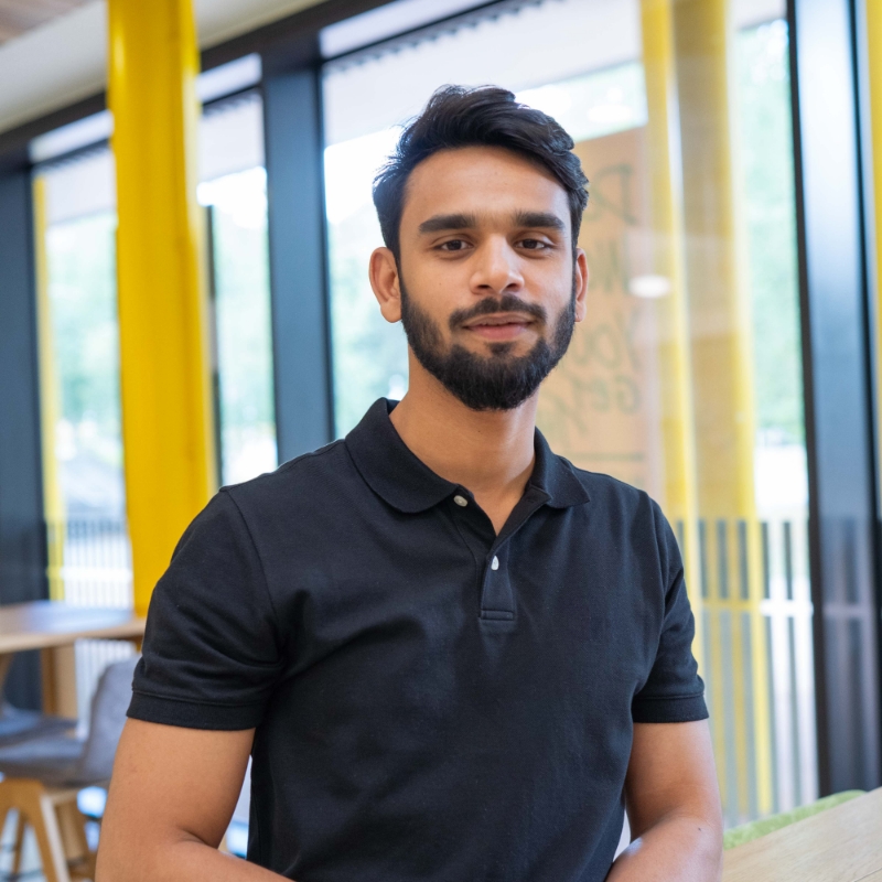 Hi, I’m Mohammed Amaan (he/him/his) your friendly and supportive college officer. I am currently a MSc International Business Management student with January 2025 intake. When I’m not decoding business strategies, you’ll find me attempting to “network”. If you see me around, stop me for a chat. I’ll happily trade campus tips for tasty food recommendations.